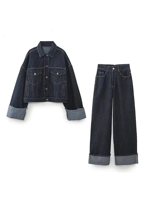 Jade | Denim set
